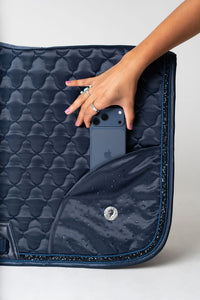 Dragon Luxe Saddle Pad (Jumping/Navy)