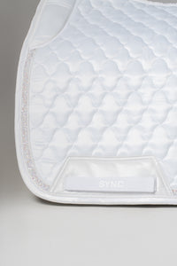Dragon Luxe Saddle Pad (Dressage/White)