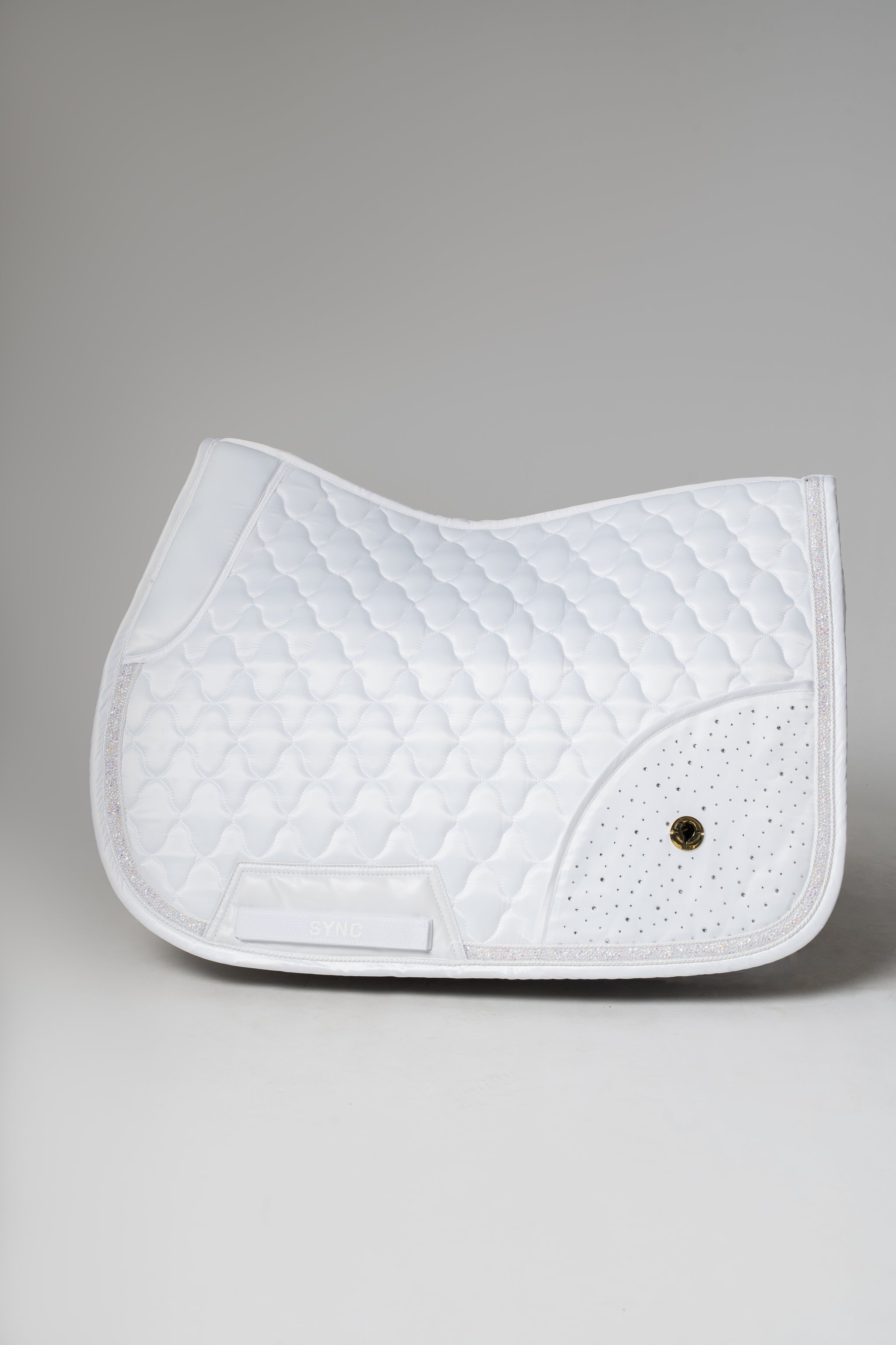 Dragon Luxe Saddle Pad (Jumping/White)