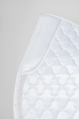 Dragon Luxe Saddle Pad (Jumping/White)