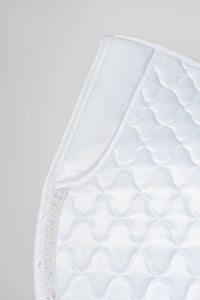 Dragon Luxe Saddle Pad (Jumping/White)