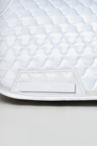 Dragon Luxe Saddle Pad (Jumping/White)