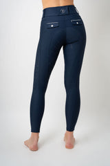 Dragon Rhinestone Full Seat Breeches (Navy)