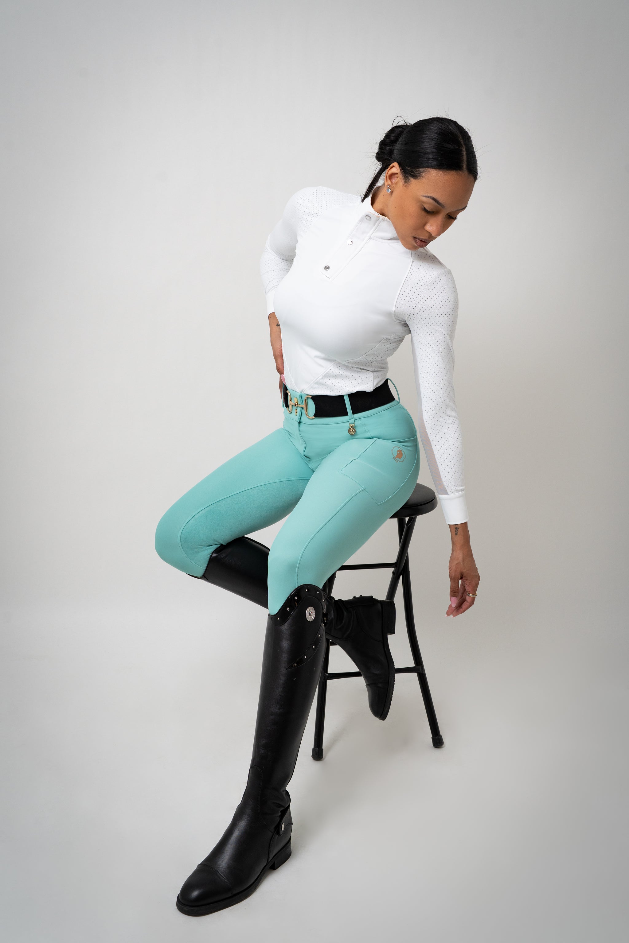 Limited Edition Euro Suede Full Seat Pro - Cascade (Mint)