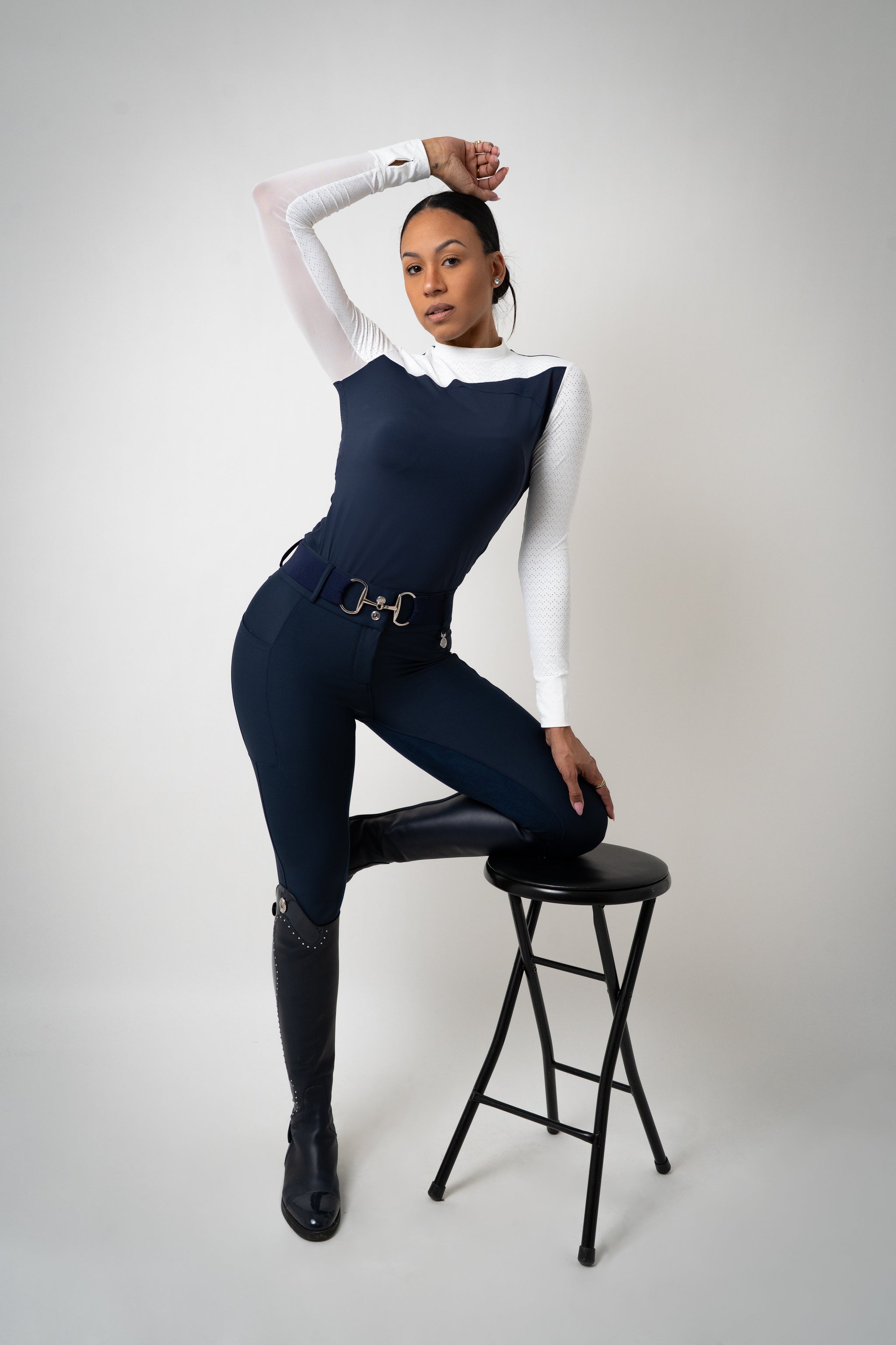 Euro Suede Pro Full Seat in Navy