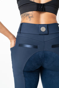 Euro Suede Pro Full Seat in Navy