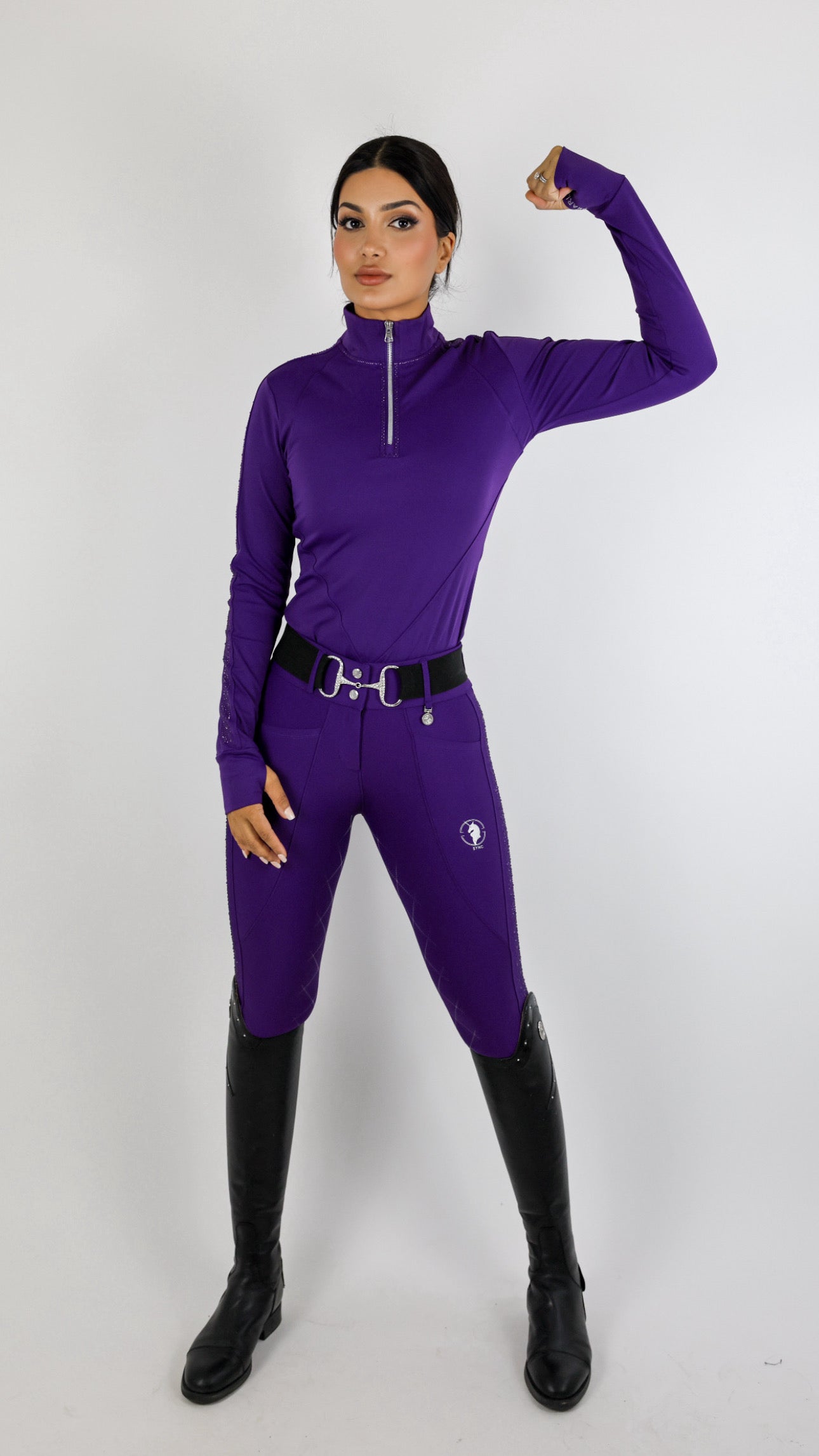 Dragon Luxe Top- (purple)