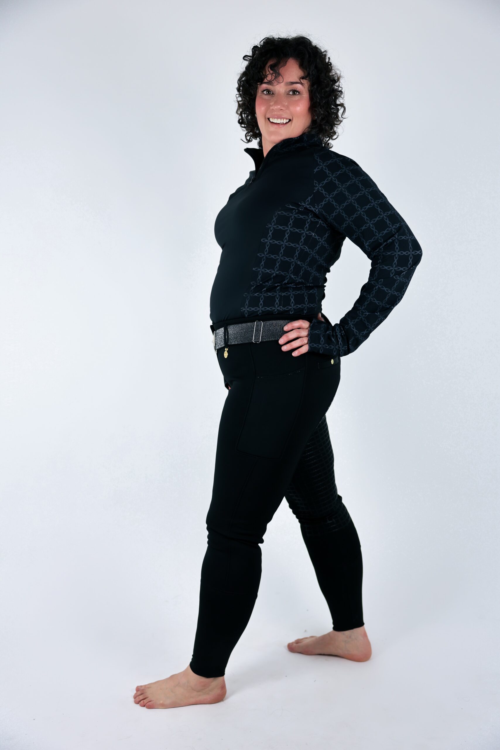 PRE ORDER- Winter Wonderland KNEE PATCH PRO- Black (Thermal/Double