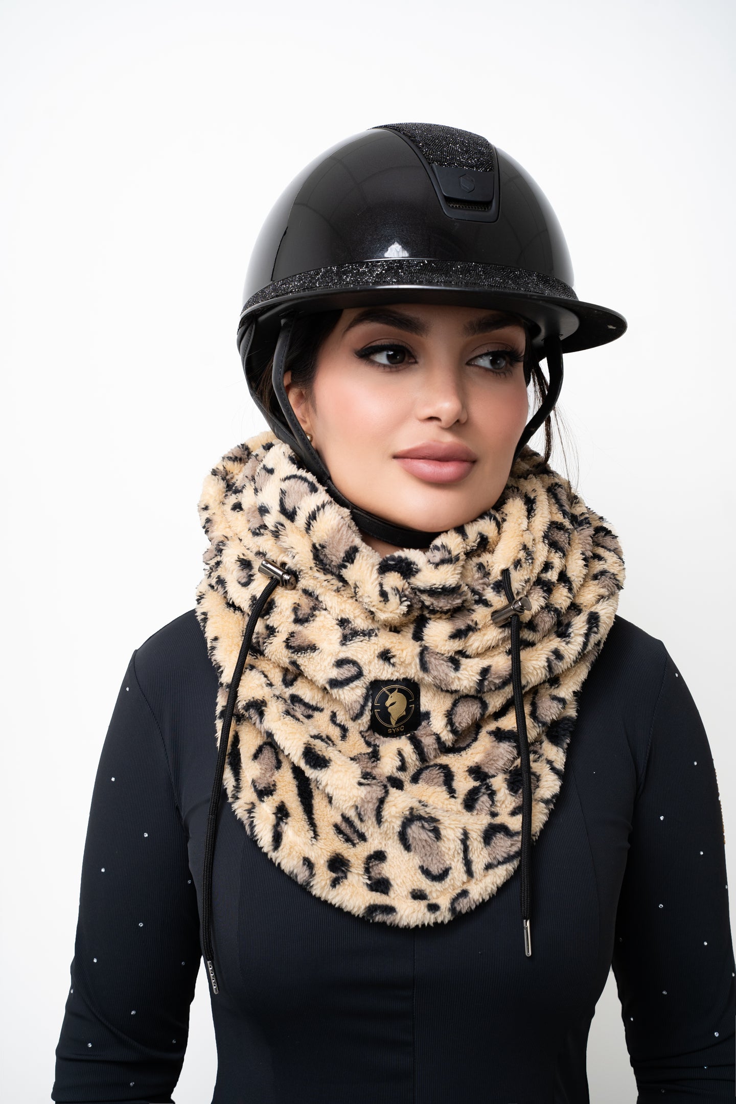 Never Cold Again Hooded Mask Scarf- Limited Edition Leopard