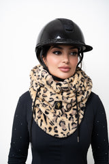 Never Cold Again Hooded Mask Scarf- Limited Edition Leopard