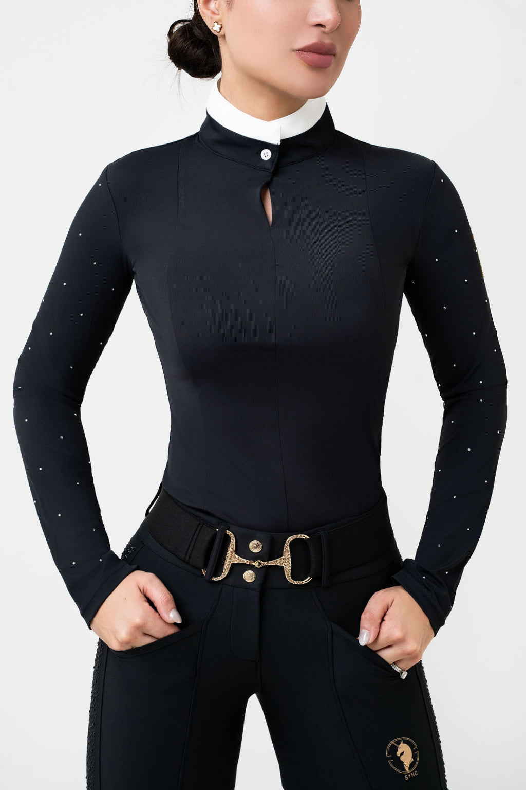 The Penelope Luxe Performance Top (Black)