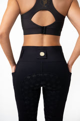 Pre Order- Winter Wonderland Cozy PULL ON- Black (Thermal Double Fleeced)