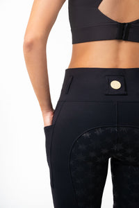 Pre Order- Winter Wonderland Cozy PULL ON- Black (Thermal Double Fleeced)