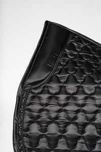 Dragon Luxe Saddle Pad (Jumping/Black) With Pockets