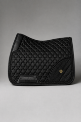 Dragon Luxe Saddle Pad (Dressage/Black) With Pockets