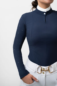 The Penelope Luxe Performance Top (Navy)