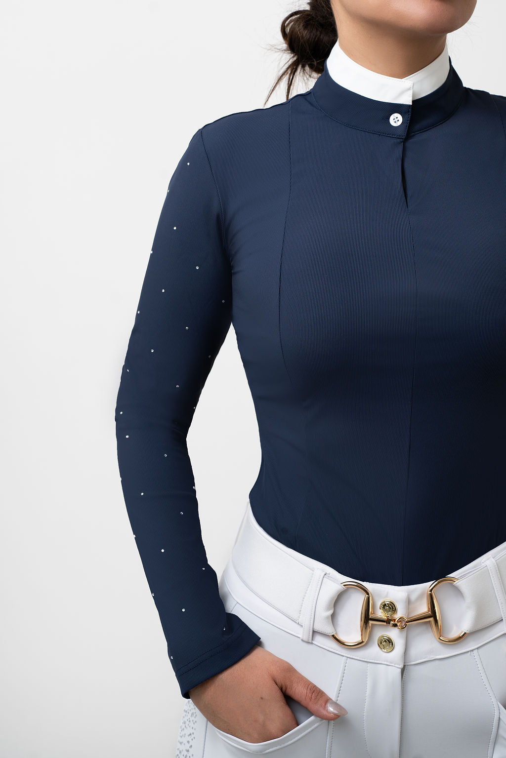 The Penelope Luxe Performance Top (Navy)