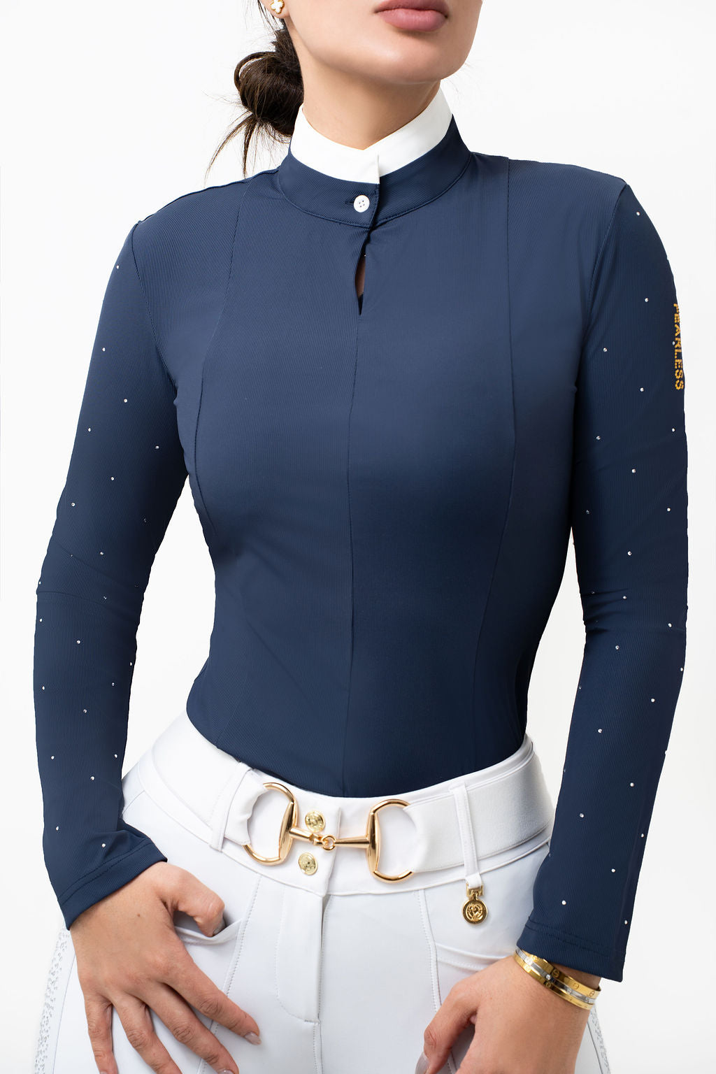The Penelope Luxe Performance Top (Navy)