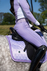 Dragon Rhinestone Full Seat Breeches (Lilac Breeze)