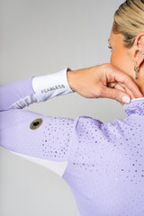 Perforated Dragon Luxe Top (Lilac Breeze)