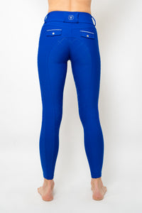 Dragon Rhinestone Full Seat Breeches (Royal Blue)