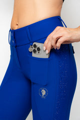 Dragon Rhinestone Full Seat Breeches (Royal Blue)