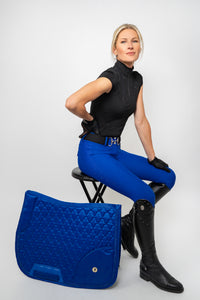Dragon Rhinestone Full Seat Breeches (Royal Blue)