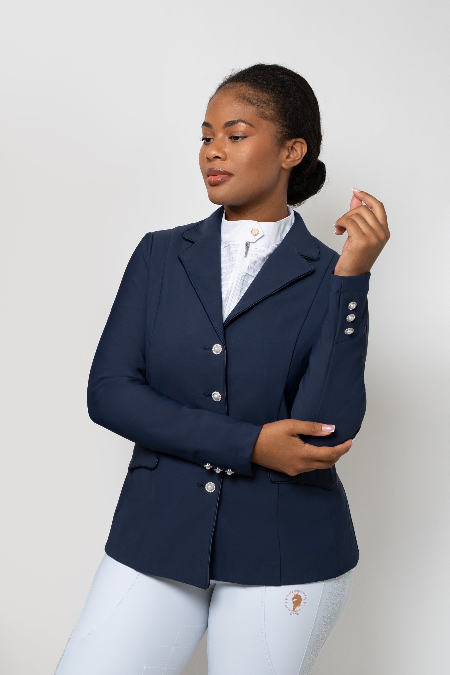 PRE ORDER - Imperia Luxe Show Coat (Navy)