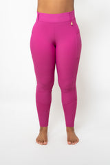Dragon Rhinestone Full Seat Breeches (Hot Pink)