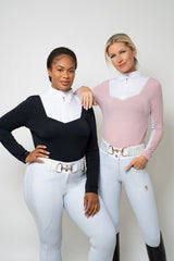 Perforated LS Cool Tech Top (Vintage Rose)