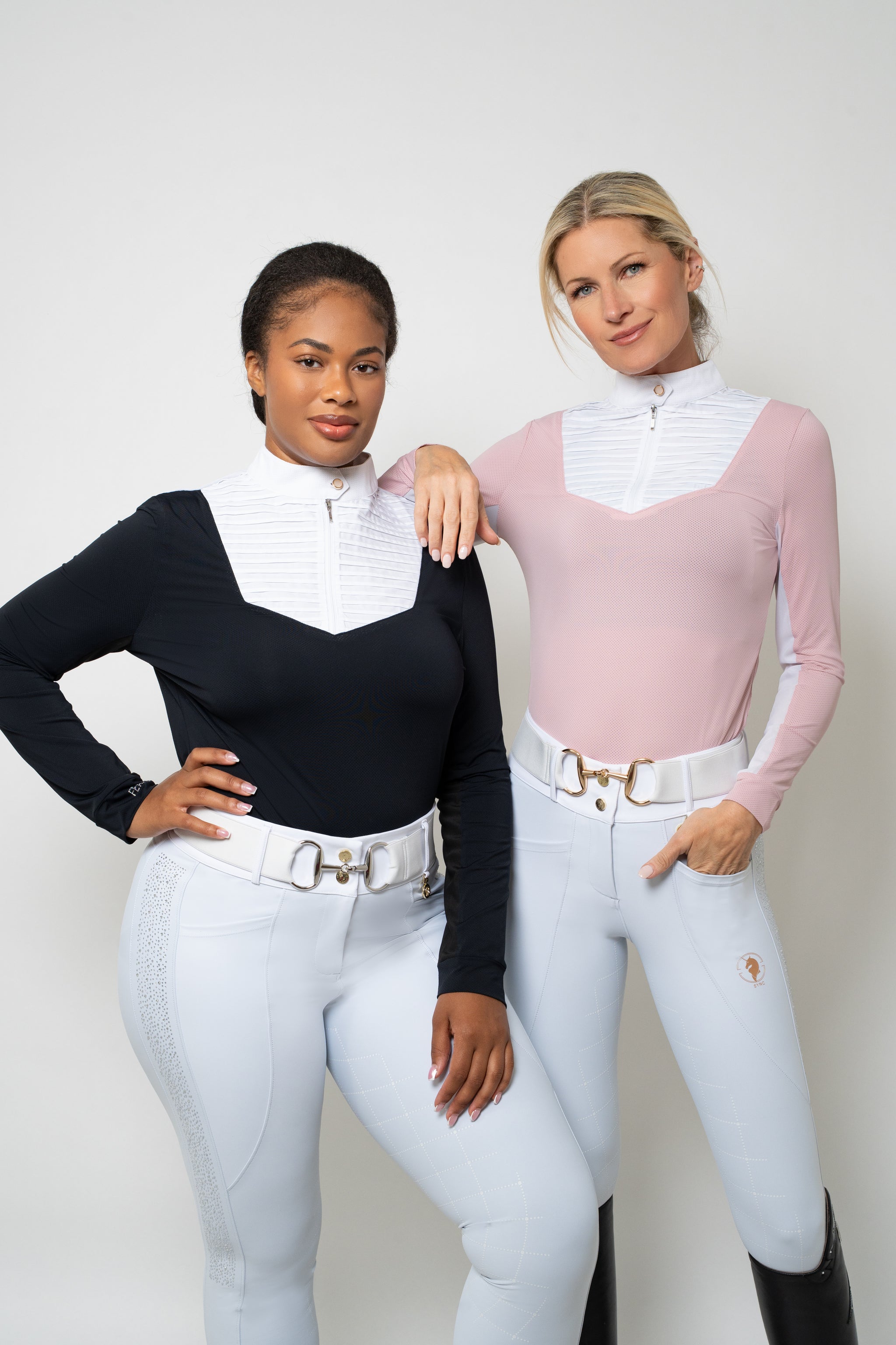Perforated LS Cool Tech Top (Vintage Rose)