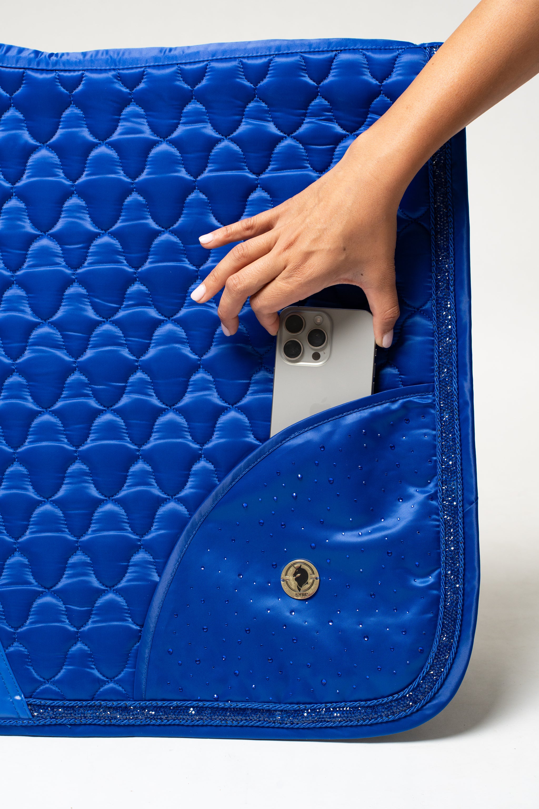 Dragon Luxe Saddle Pad (Dressage/Royal Blue)