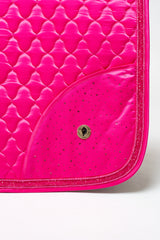Dragon Luxe Saddle Pad (Jumping/Hot Pink)