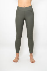 Perforated Cool Tech Pull-On Breeches - Lunar Grey