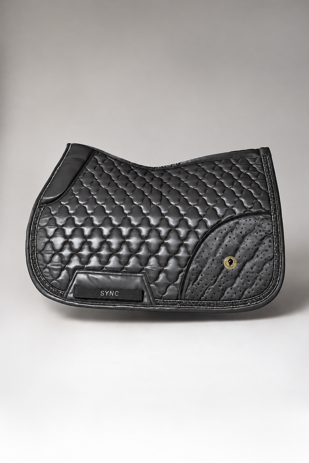 Dragon Luxe Saddle Pad (Dressage/Charcoal Grey)