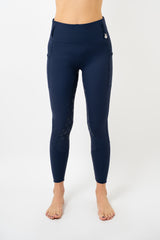 Winter Magic Cozy Double Fleece PULL-ON Full Seat Breeches (True Navy)