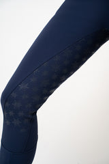 Winter Magic Cozy Double Fleece PULL-ON Full Seat Breeches (True Navy)