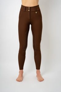 Venom Pro Knee Patch Breeches (Chocolate)