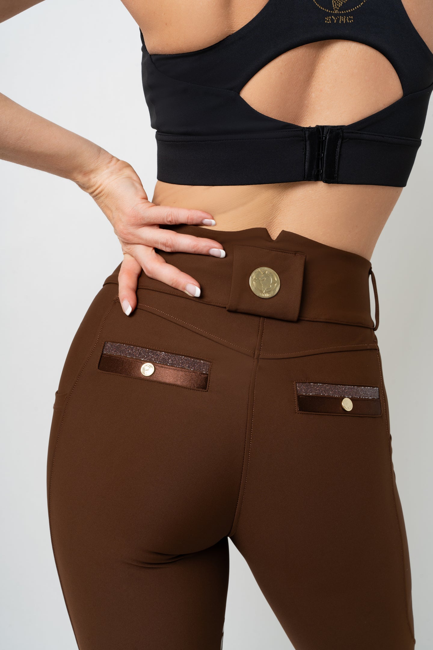 Venom Pro Knee Patch Breeches (Chocolate)