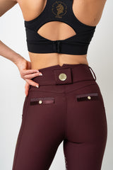 Venom Pro Knee Patch Breeches (Cabernet)