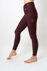 Venom Pro Knee Patch Breeches (Cabernet)