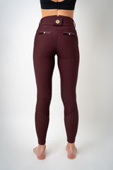Venom Pro Knee Patch Breeches (Cabernet)