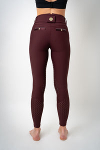 Venom Pro Knee Patch Breeches (Cabernet)