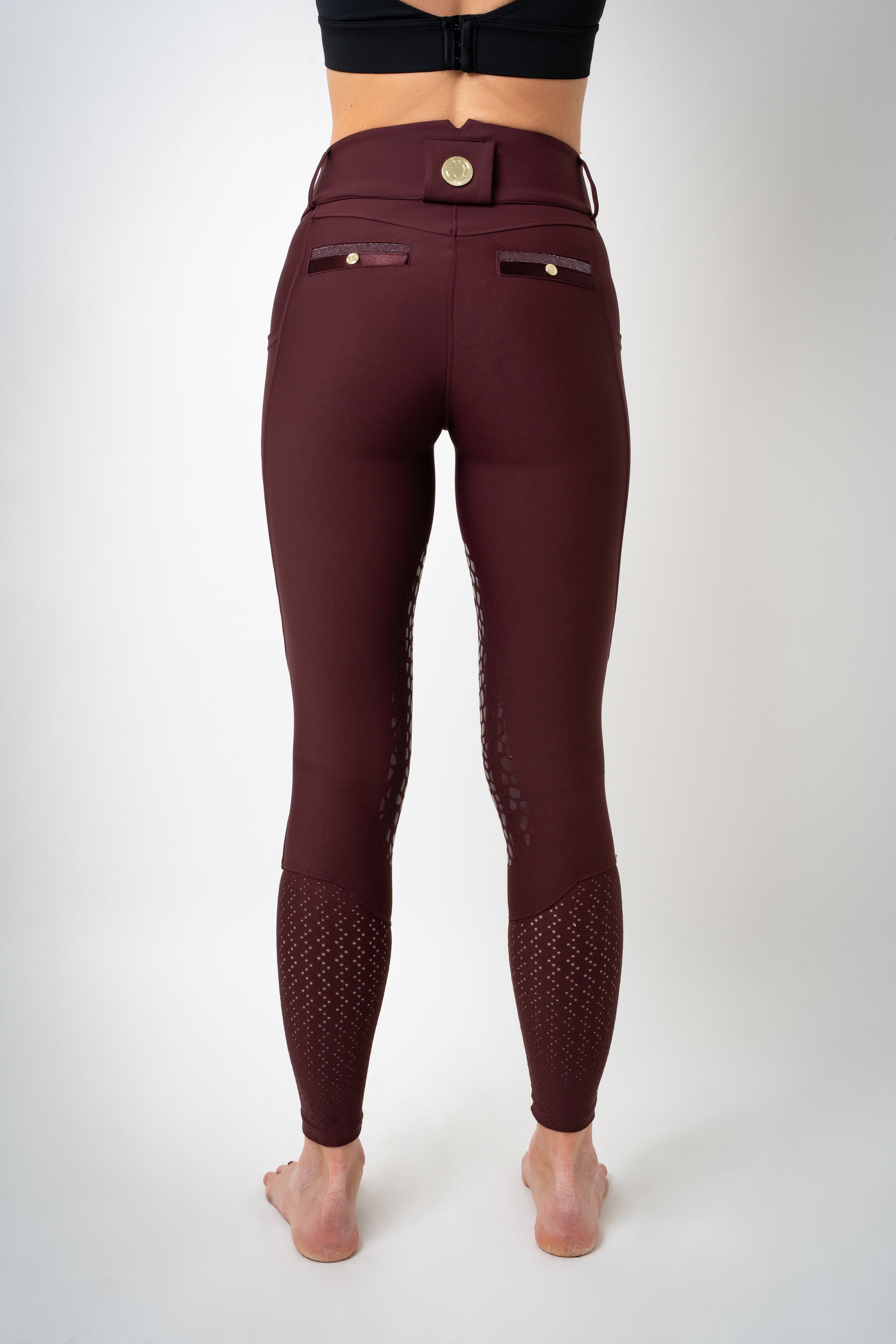 Venom Pro Knee Patch Breeches (Cabernet)