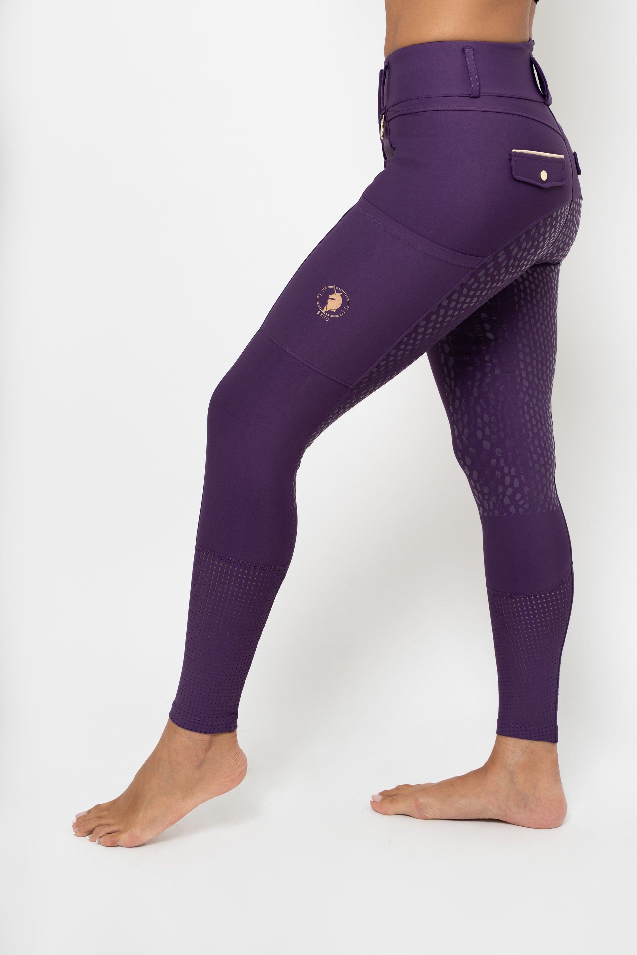 Venom Pro Full Seat Breeches (Imperial Purple)