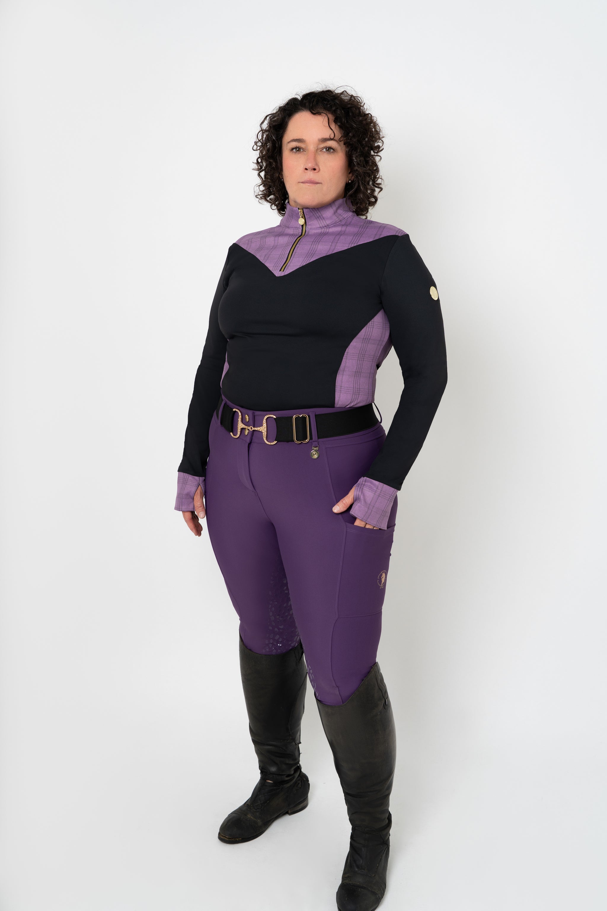 Venom Pro Full Seat Breeches (Imperial Purple)